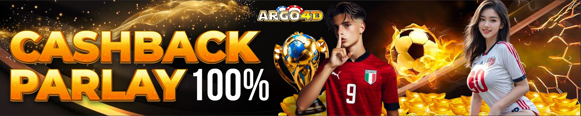 CASHBACK 100% BOLA ARGO4D